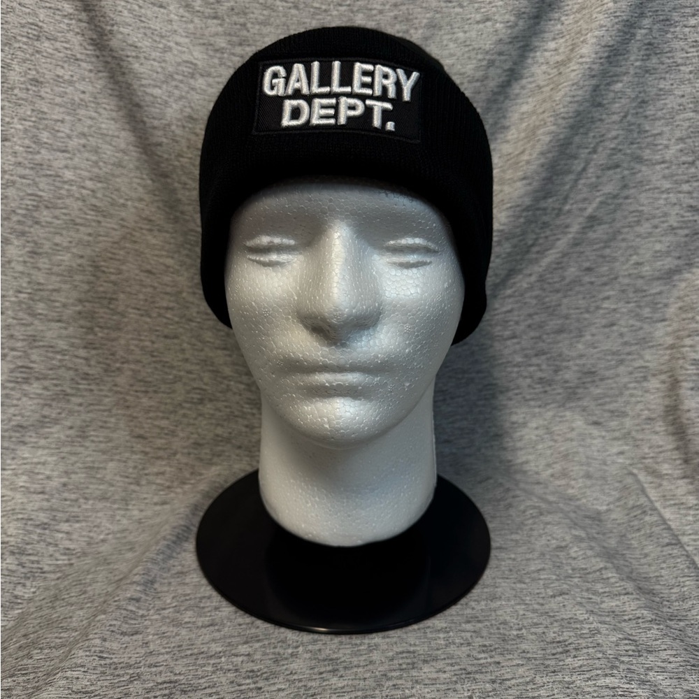 Gallery DEPT. Embroidery Beanie Black NWT